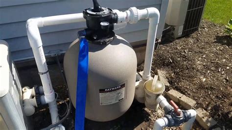 how do you hook up a hayward sand filter